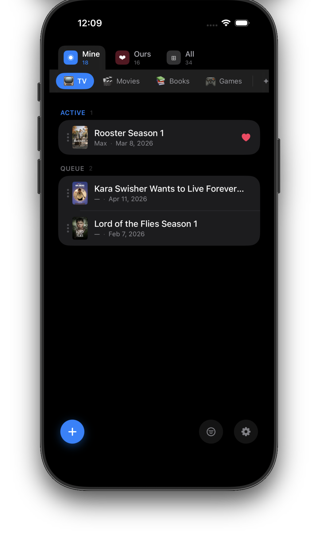 The TV tab in Chilltacular!